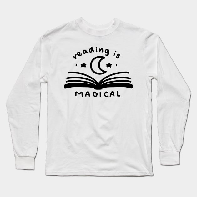 Reading is magical Long Sleeve T-Shirt by AikoAthena